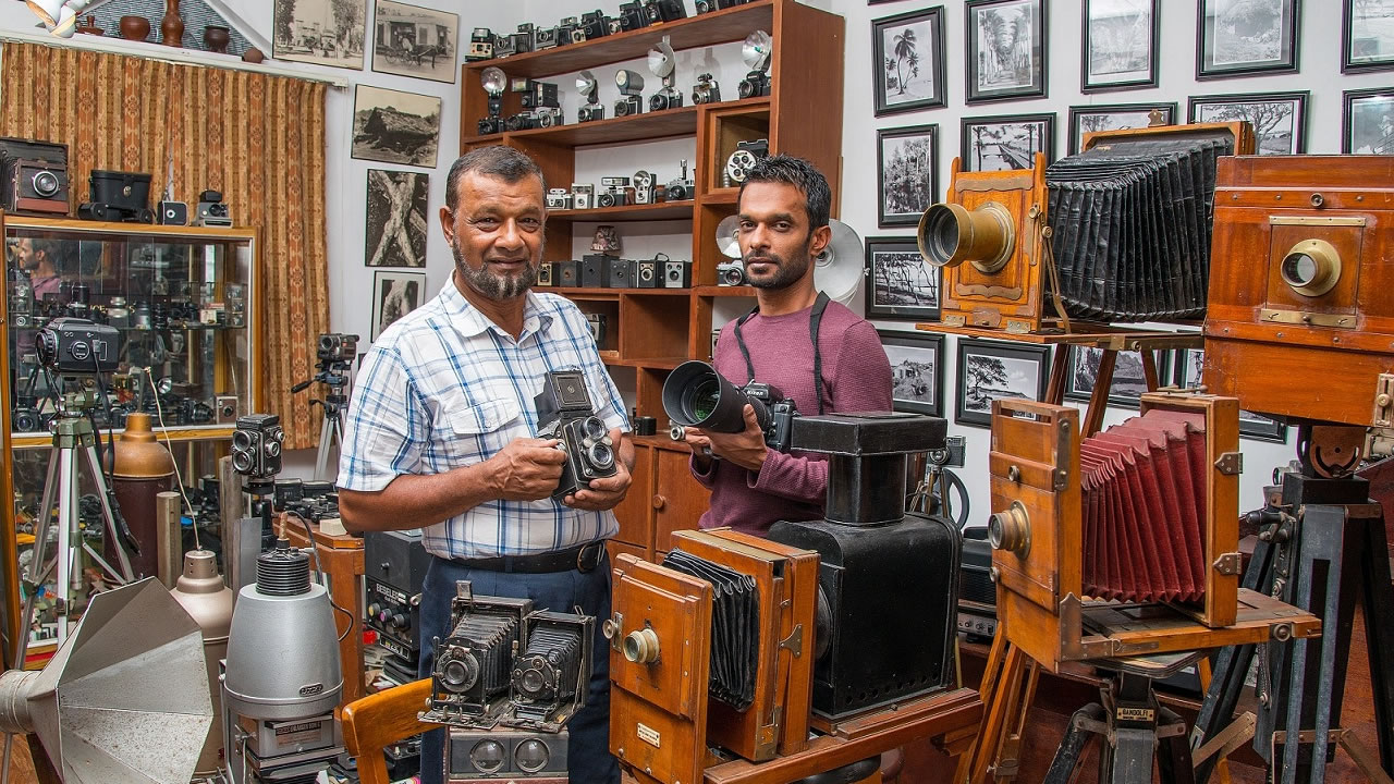 La passion de la photographie s’est transmise de père en fils chez les Sobha.