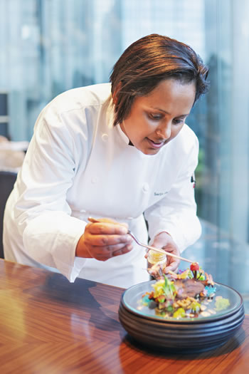 Smita Grosse est la première Executive Pastry Chef de l’hôtel Grand Hyatt à Hong Kong.