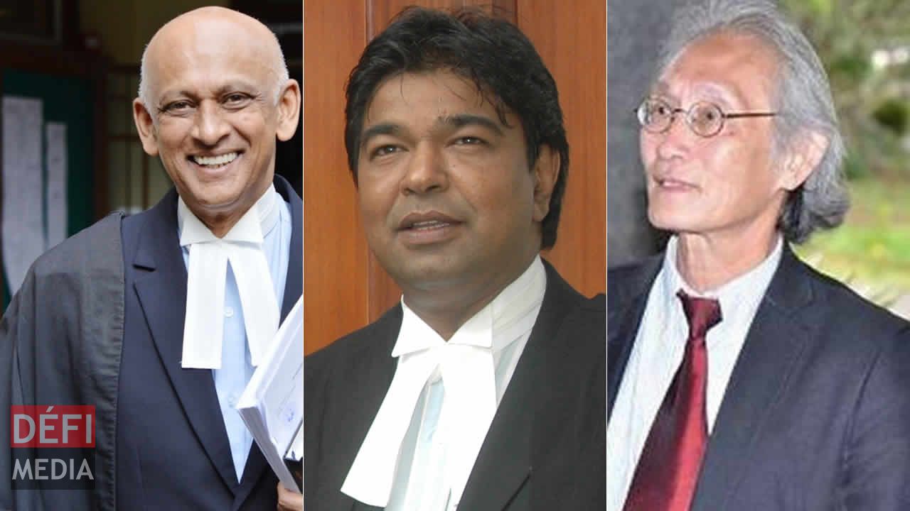 Raouf Gulbul, Ashley Hurranghee et Paul Lam Shang Leen.
