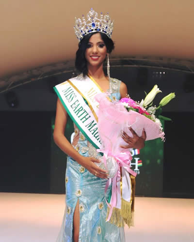 Gyanisha a été élue Miss Earth Mauritius 2019.