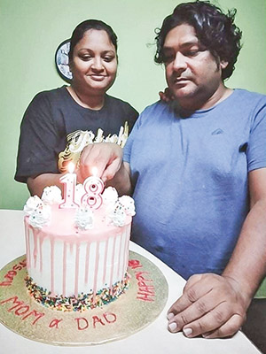 Pinky et Suraj étaient  mariés depuis 19 ans. 