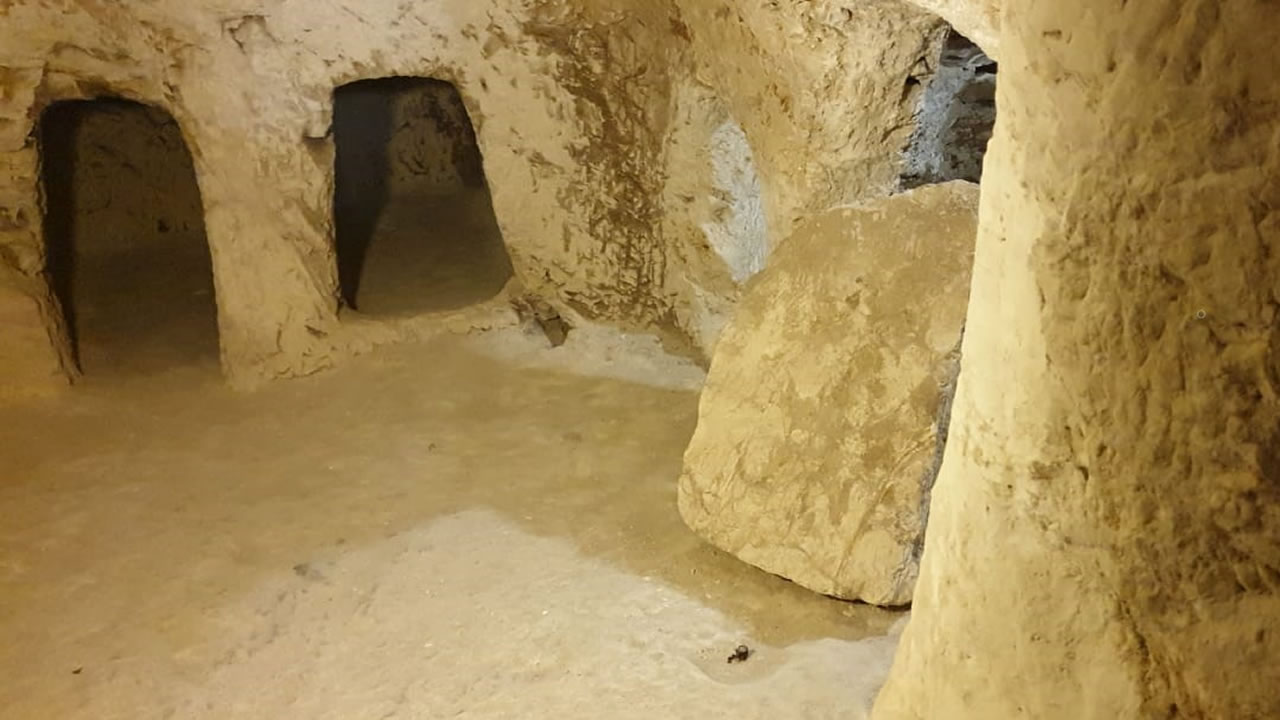 La maison où a vécu la sainte famille à Bethléem.