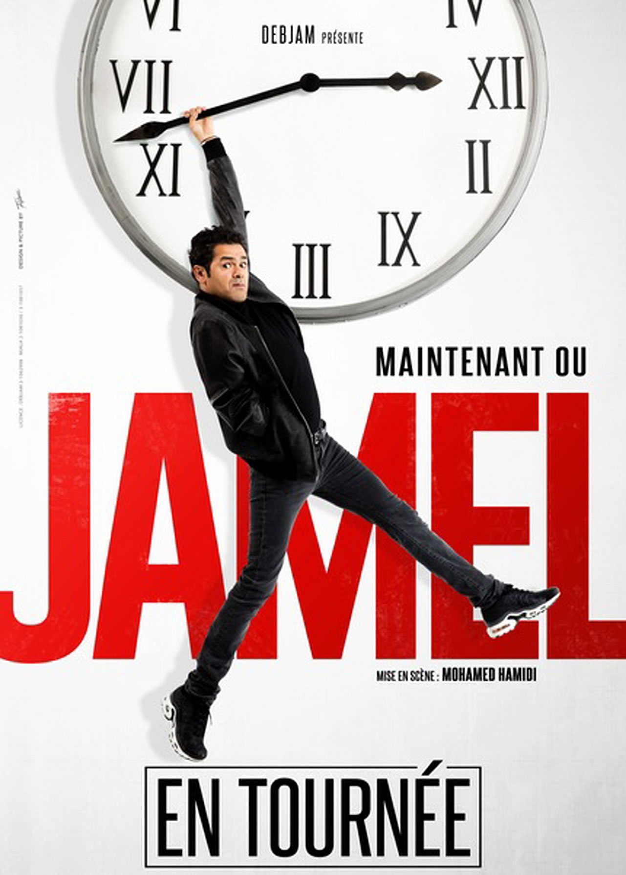 ‘Maintenant ou Jamel’, c’est maintenant ou jamais de rire un bon coup et même plusieurs ! un spectacle à vous faire tordre de rire !