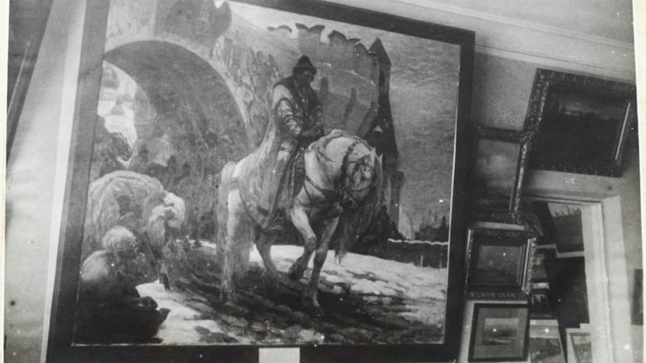 Le tableau de Mikhail Panin intitulé «Le départ secret d’Ivan Le Terrible avant l’Oprichina» de retour à la maison